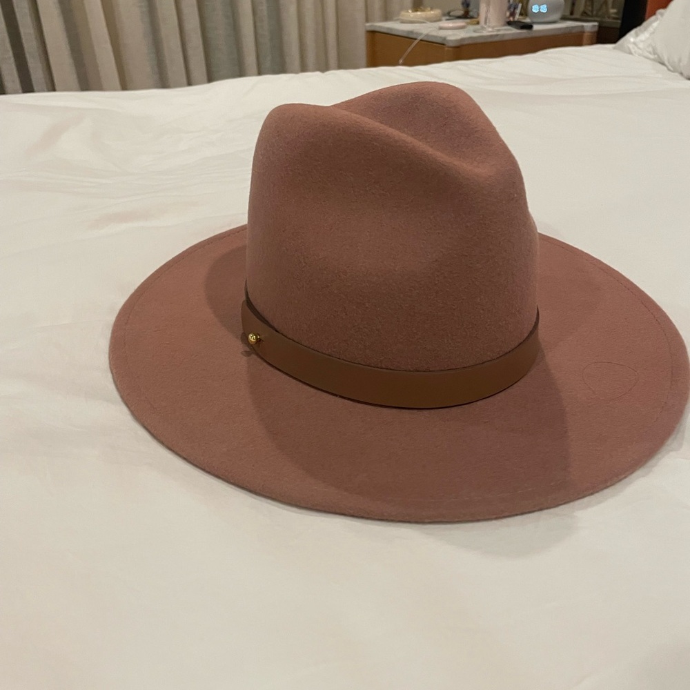 Lack Of Color Dusty Rose Fedora Hat